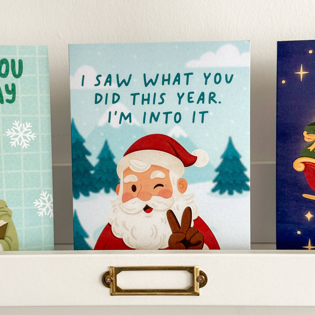 Santa I'm Into It - Cheeky Funny Christmas Card