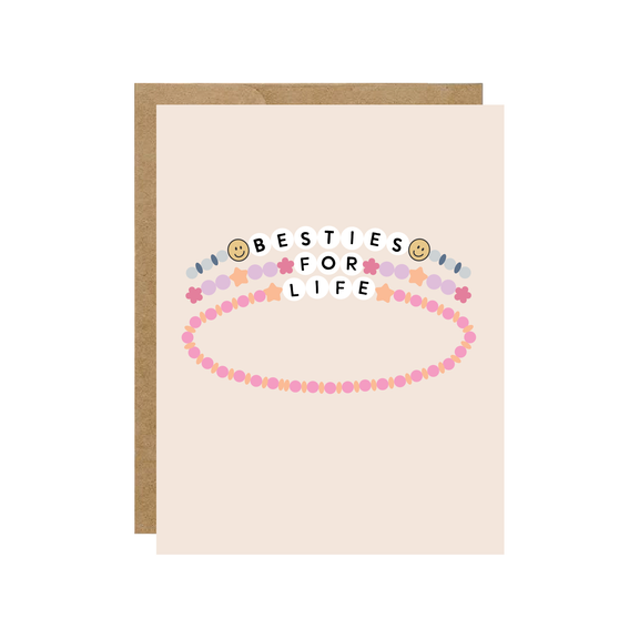 Besties For Life Friendship Bracelet - Pop CultureCard - Hopeless Romantic