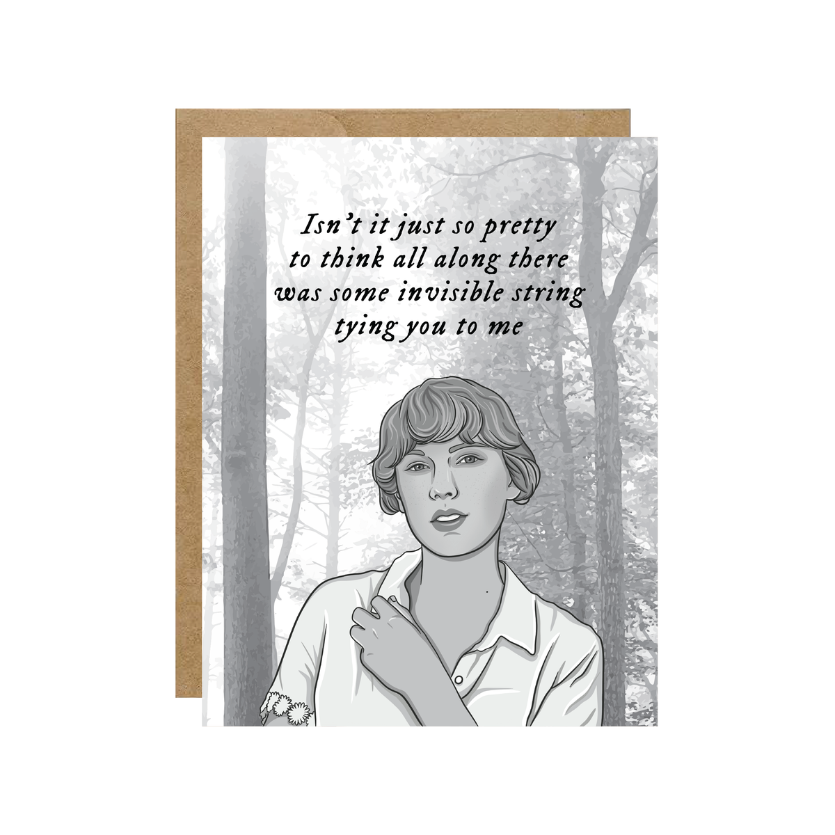 Folklore Invisible String - Pop Culture Card - Hopeless Romantic