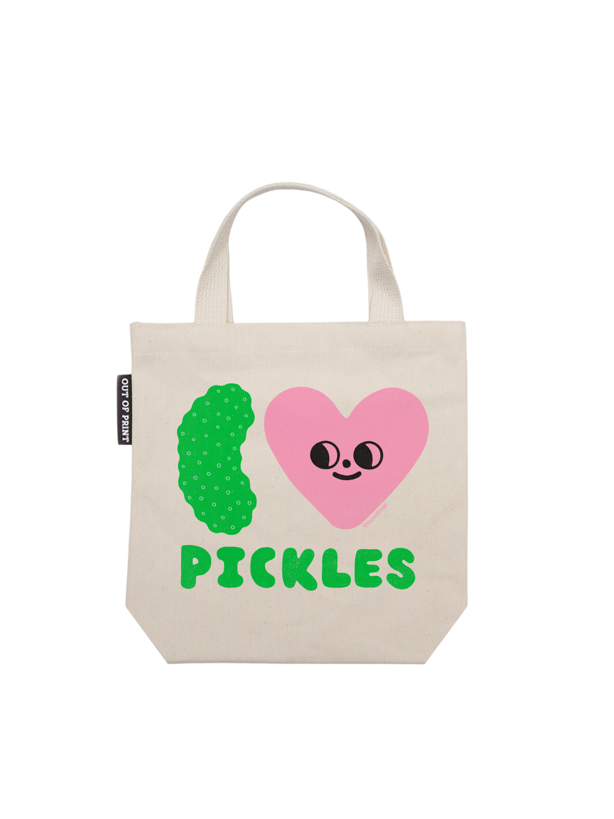 Suzy Ultman: I Heart Pickles Mini Tote