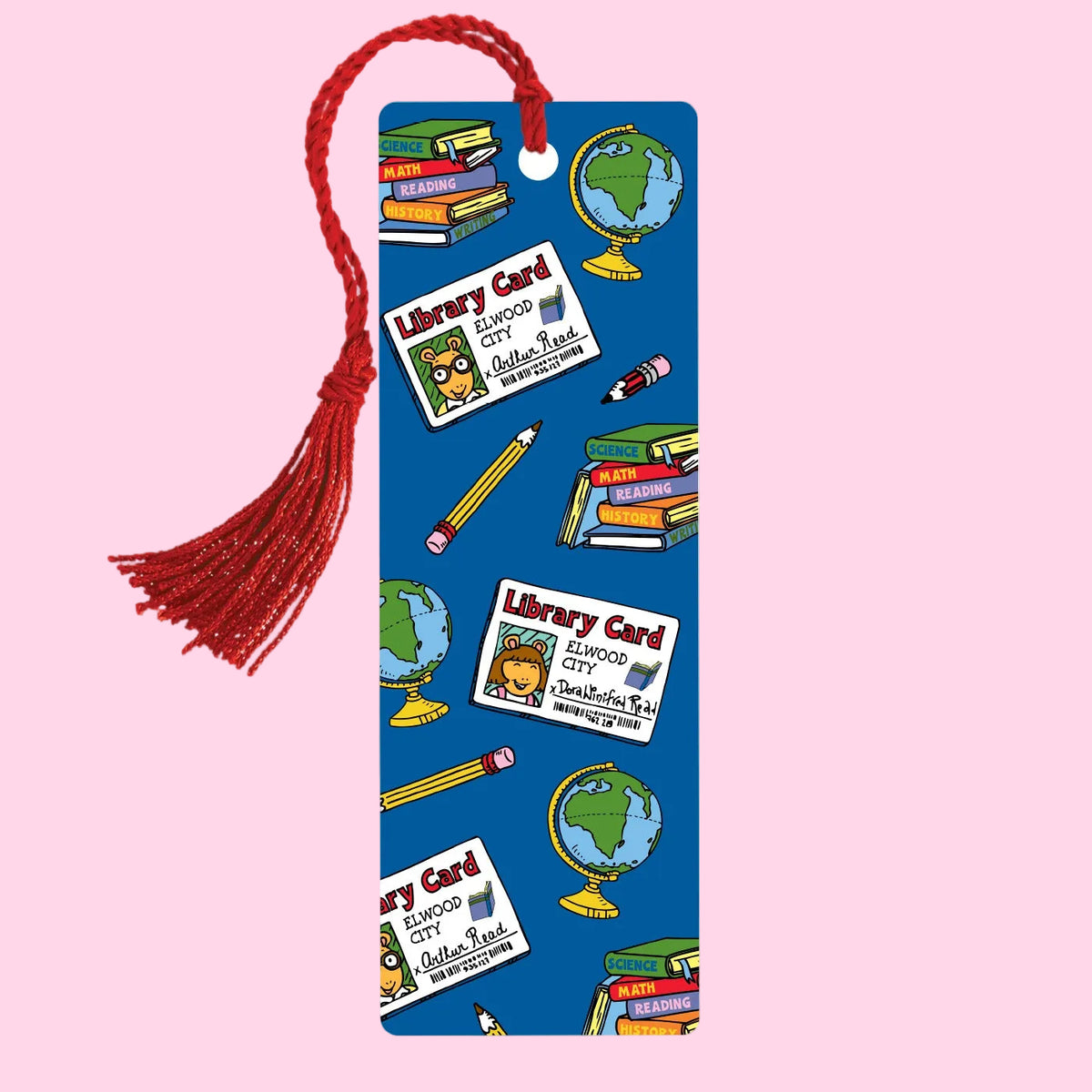 Arthur: Library Card Bookmark