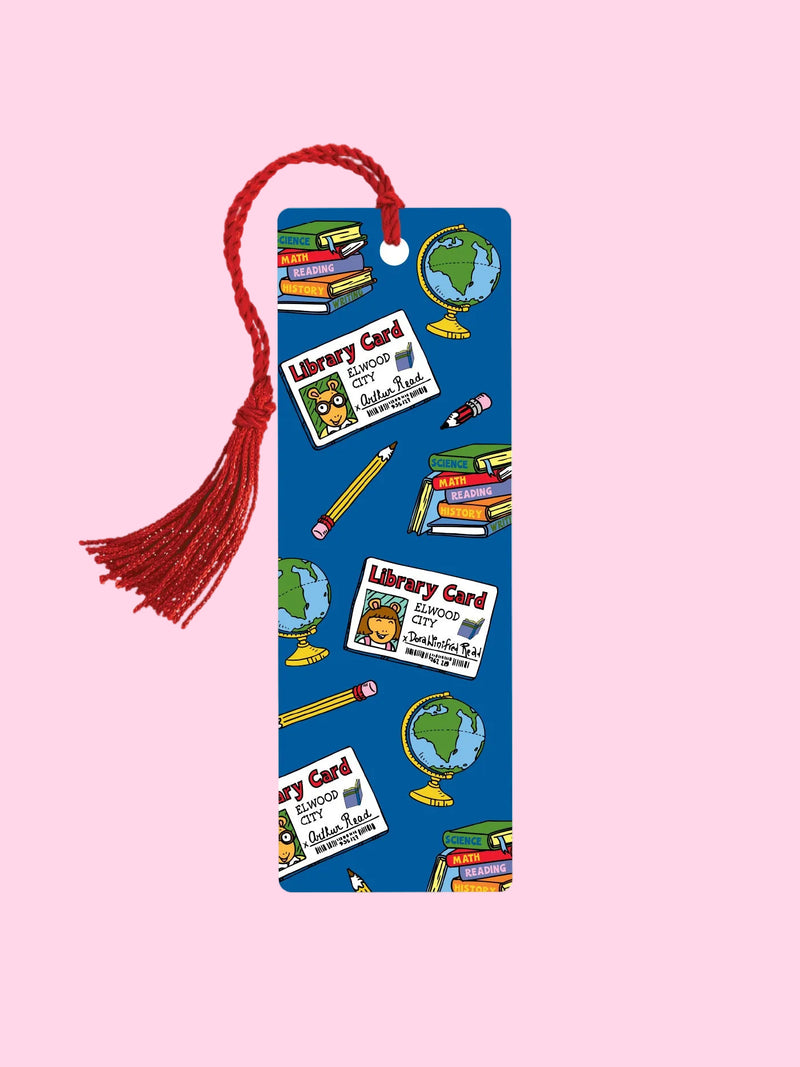 Arthur: Library Card Bookmark