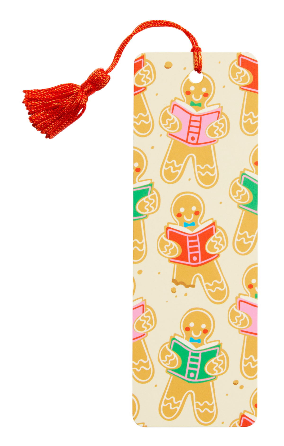 Gingerbread Book Club Bookmark