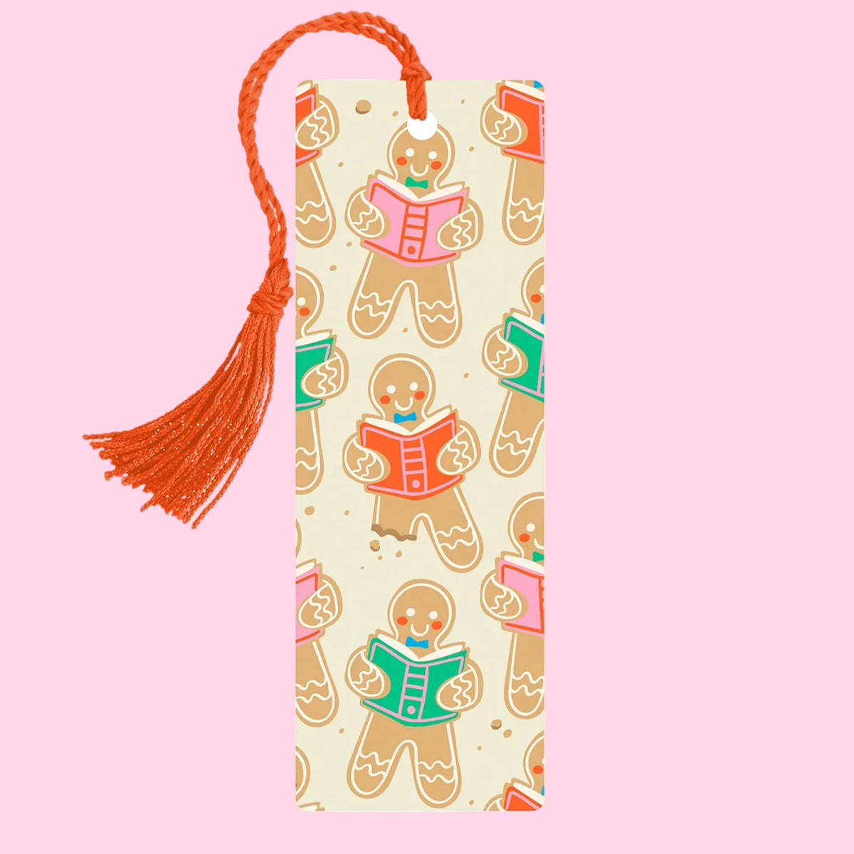 Gingerbread Book Club Bookmark