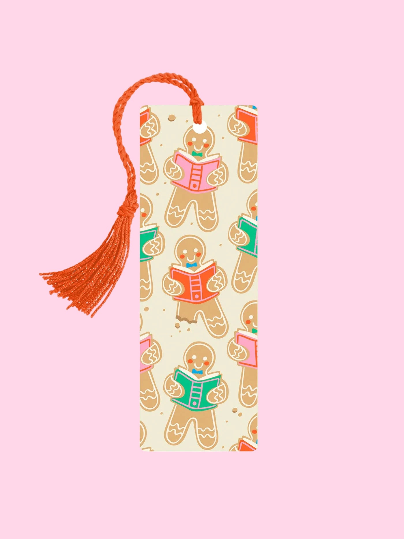 Gingerbread Book Club Bookmark