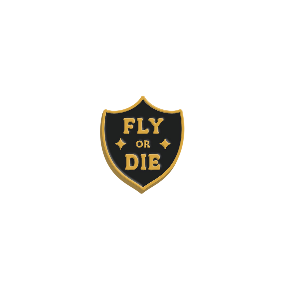 Fourth Wing: Fly or Die Enamel Pin