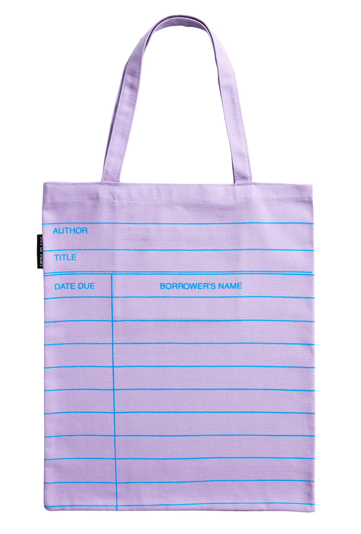 Library Card (Lilac) Tote Bag