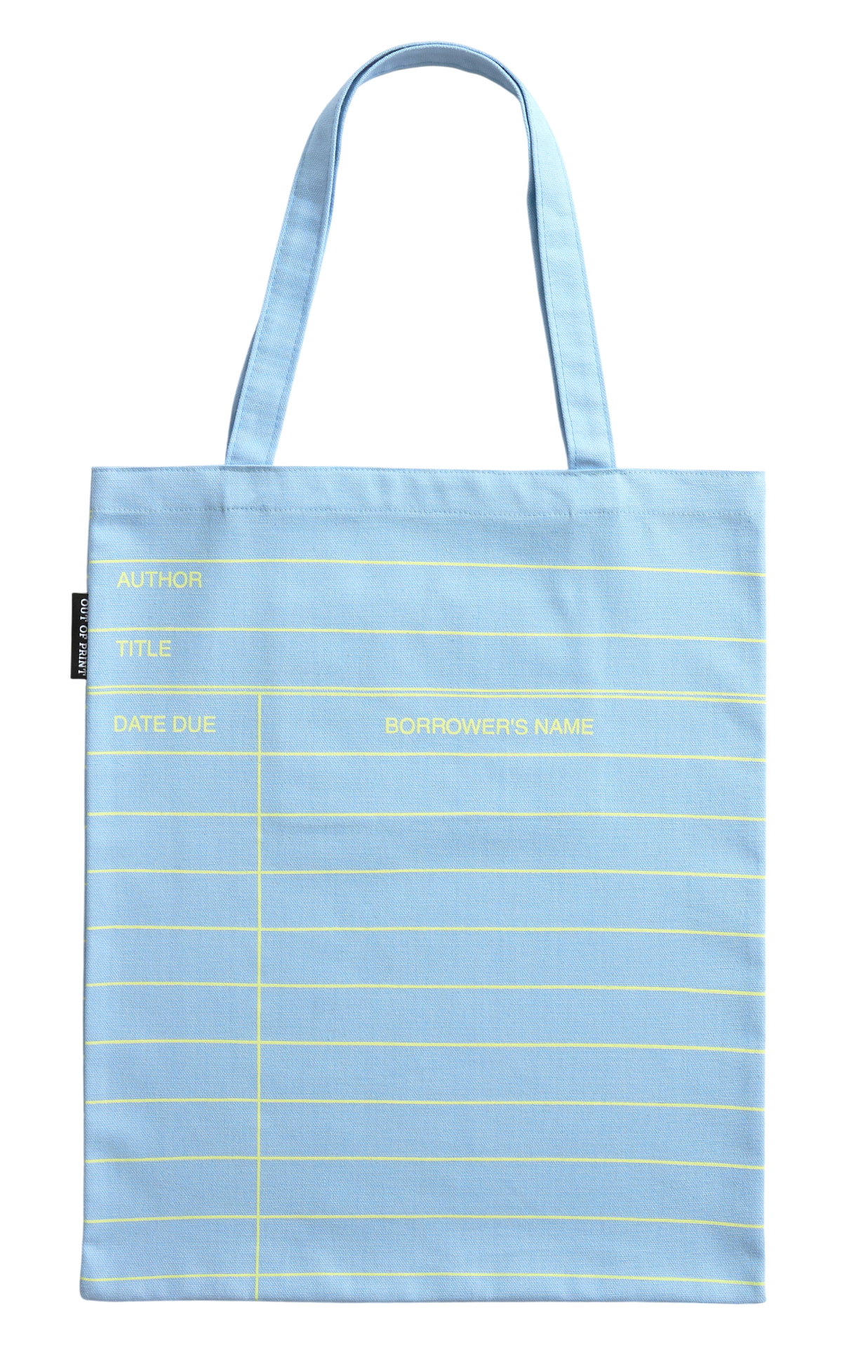 Library Card (Cloud Blue) Tote Bag