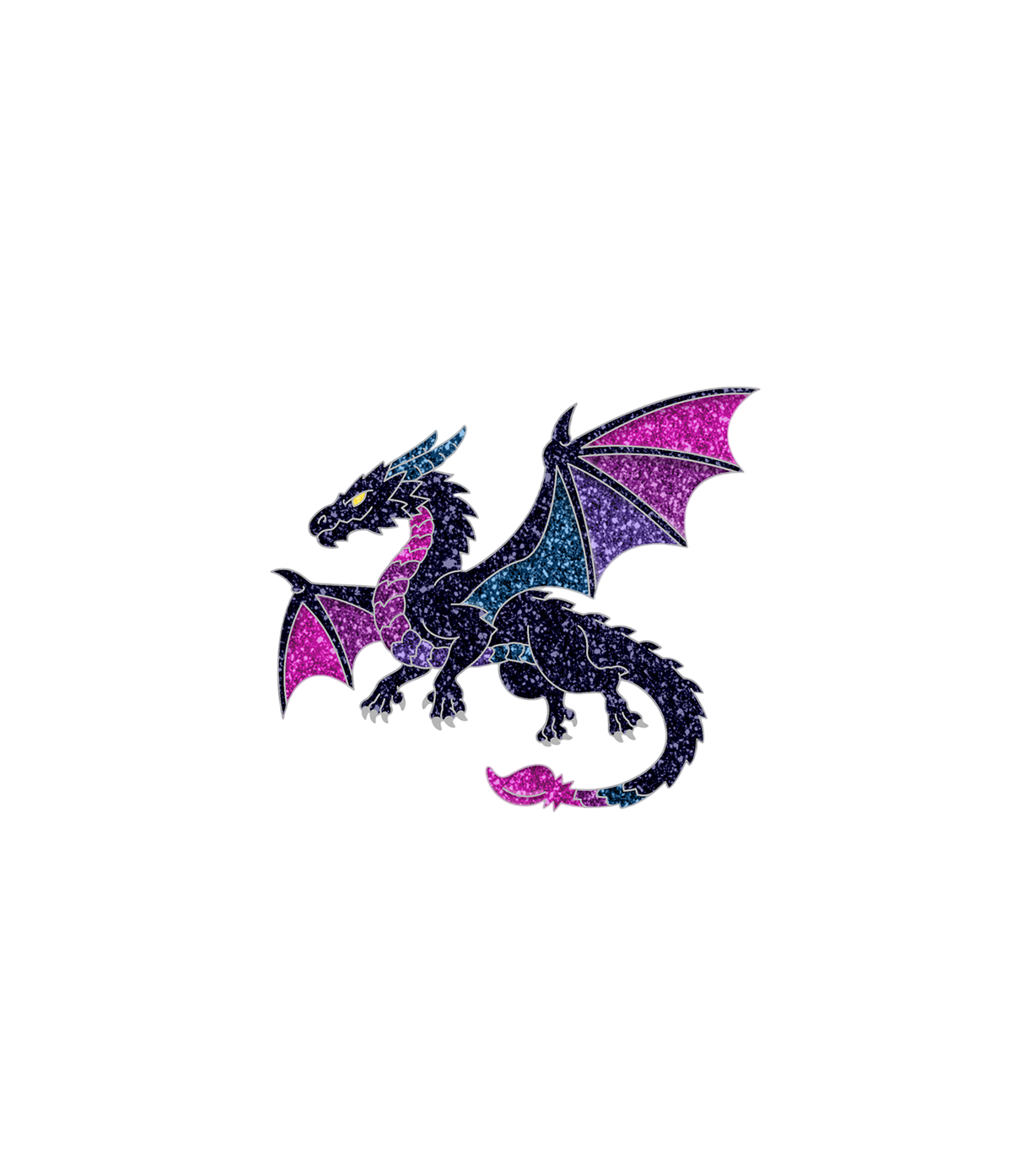 Rebecca Yarros's Fourth Wing: Irid Andarna Glitter Enamel Pin