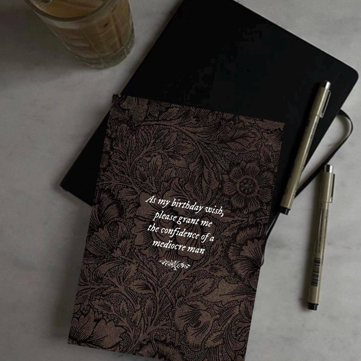 Birthday Wish Mediocre Man Greeting Card