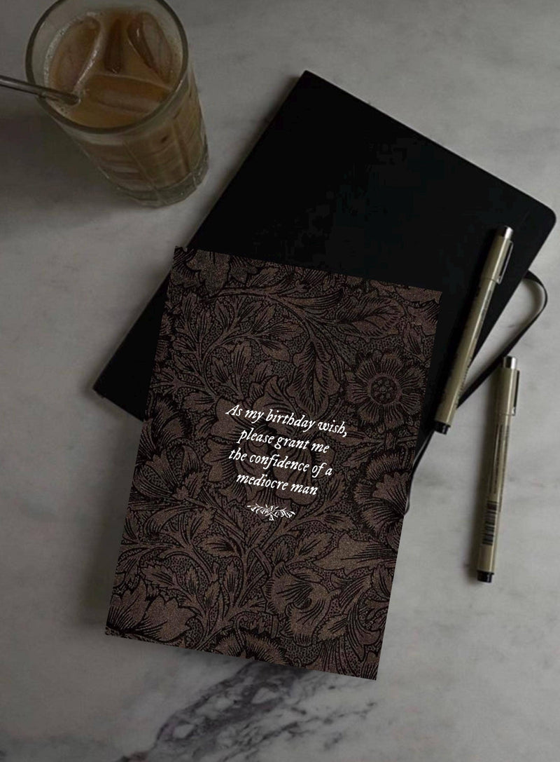 Birthday Wish Mediocre Man Greeting Card