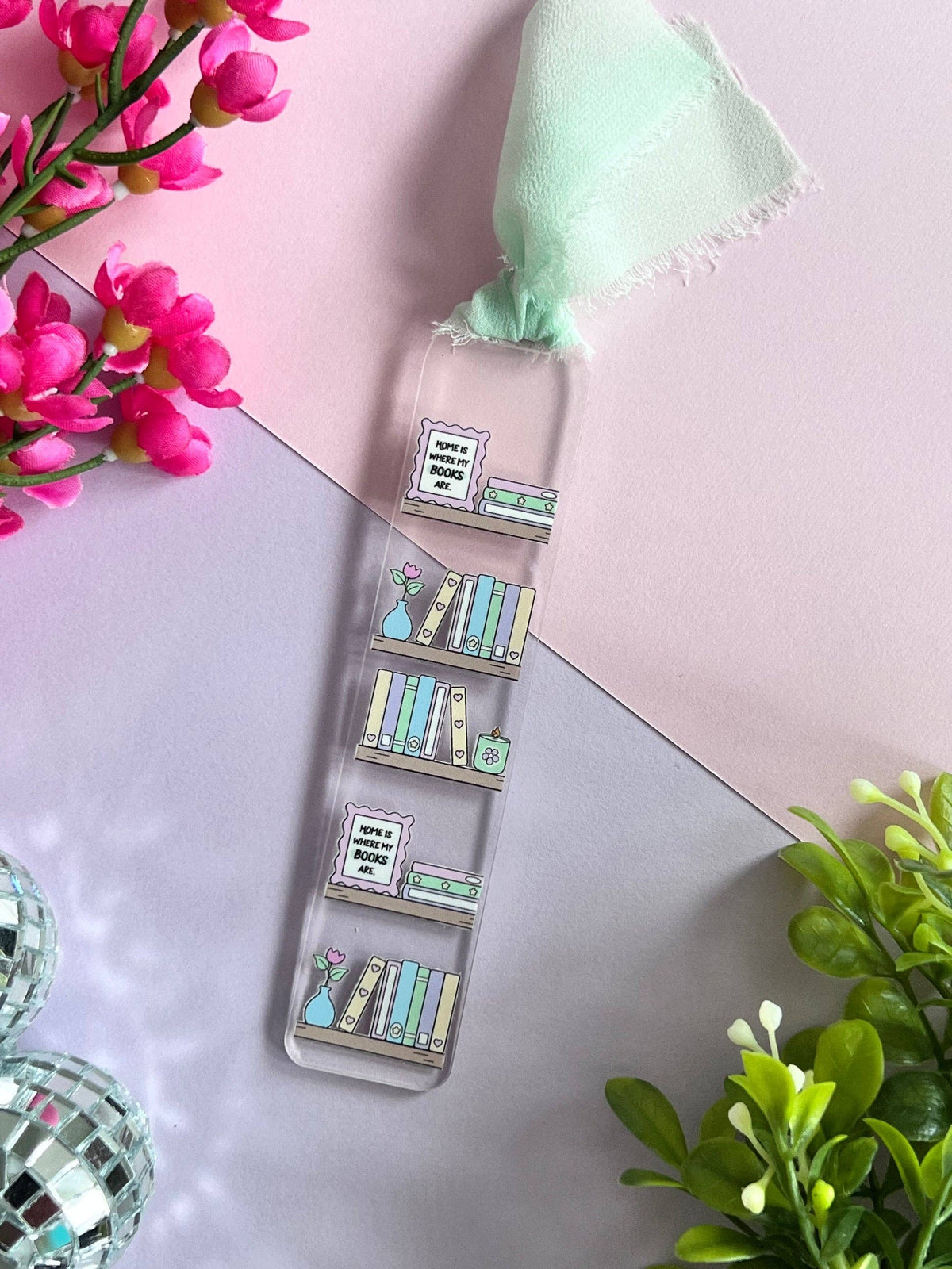 Bookshelf Acrylic Bookmark