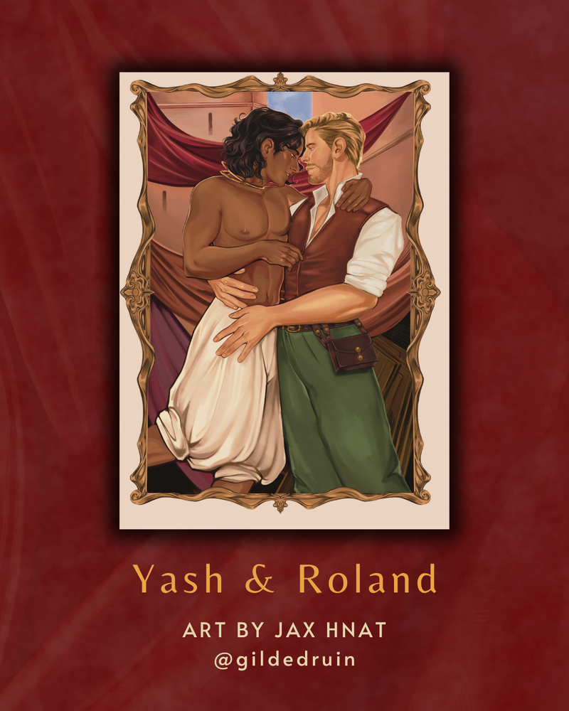A Kiss of Crimson Ash (Hardcover) (SIGNED + Art and Bookmark)