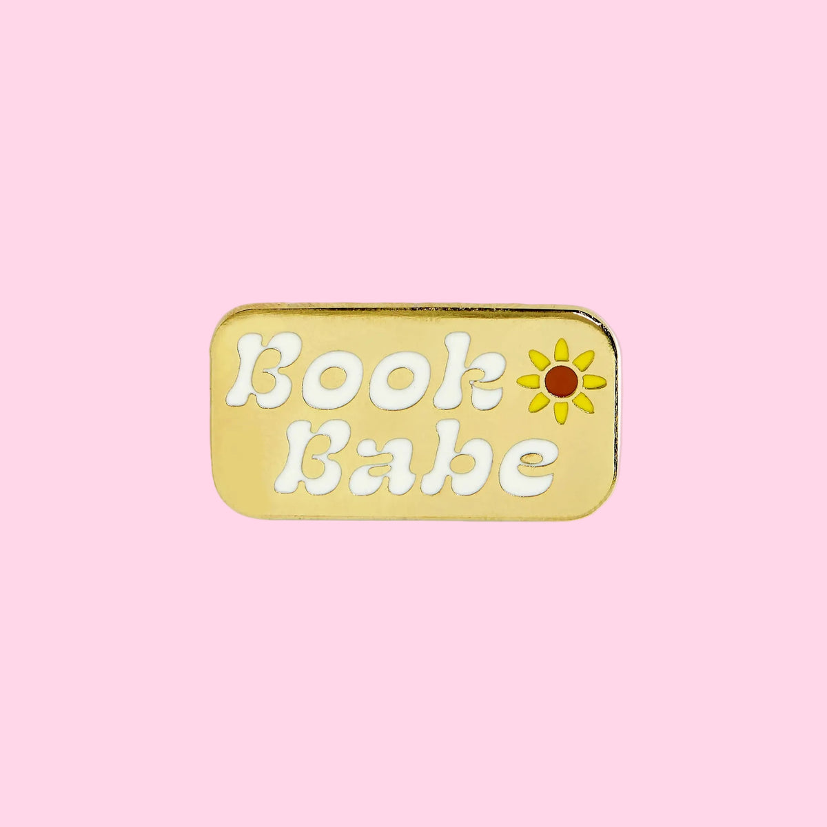 Book Babe Enamel Pin
