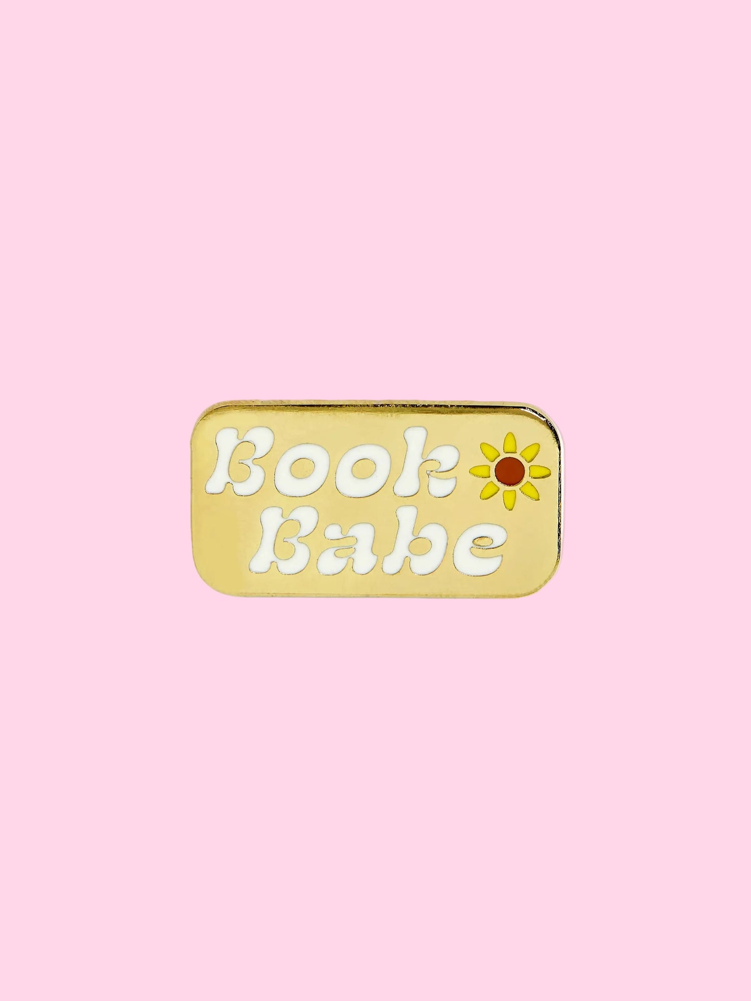 Book Babe Enamel Pin