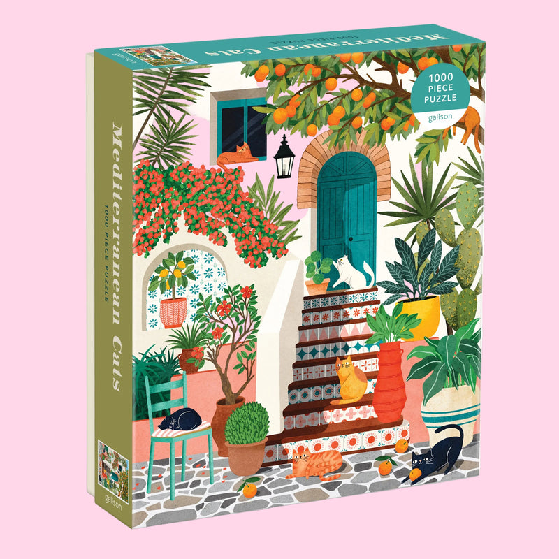 Mediterranean Cats 1000 Piece Puzzle