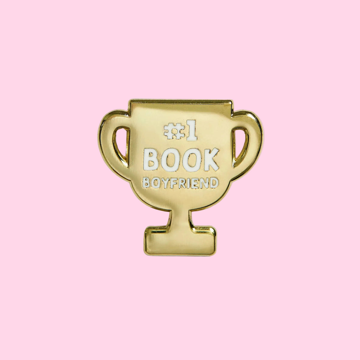 #1 Book Boyfriend Enamel Pin