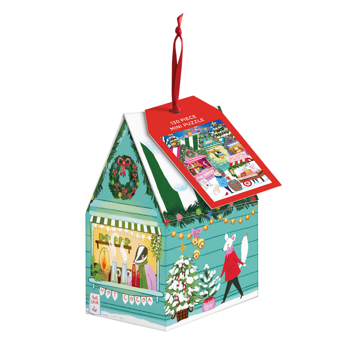 Holiday Market 130 Piece Puzzle Ornament