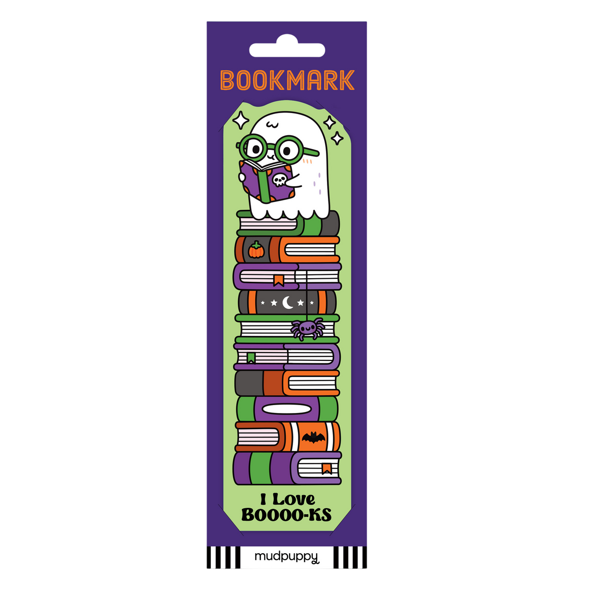 I Love BOOOO-KS Ghost Bookmark