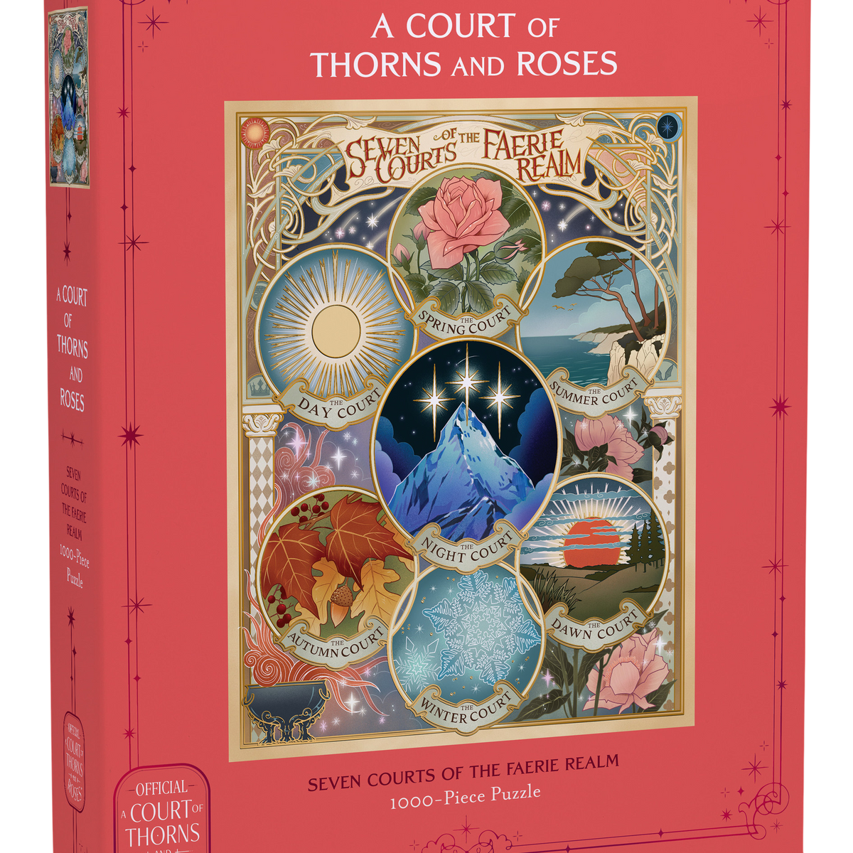 A Court of Thorns and Roses Official Collection: Seven Courts of the Faerie Realm 1000-Piece Puzzle
