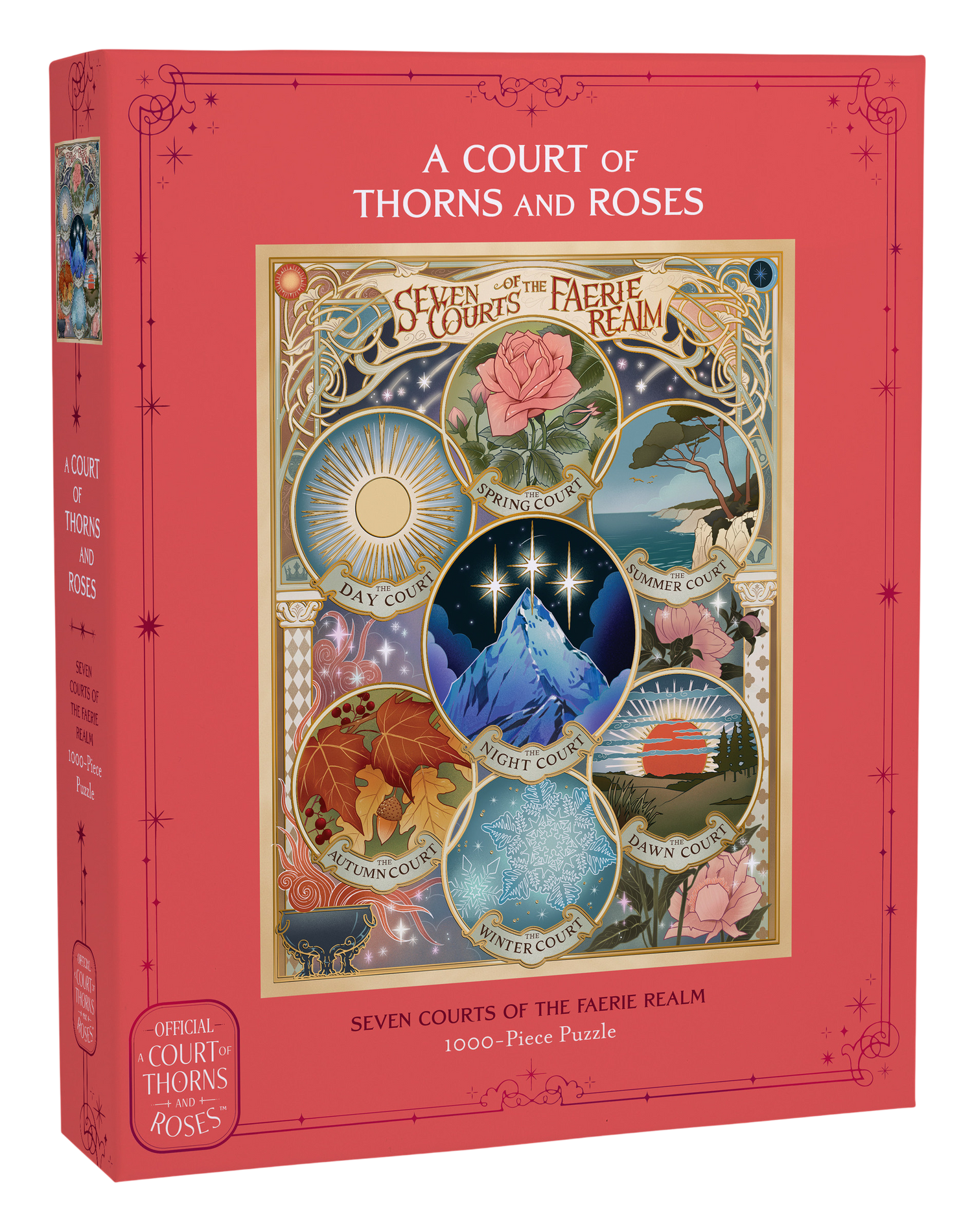A Court of Thorns and Roses Official Collection: Seven Courts of the Faerie Realm 1000-Piece Puzzle