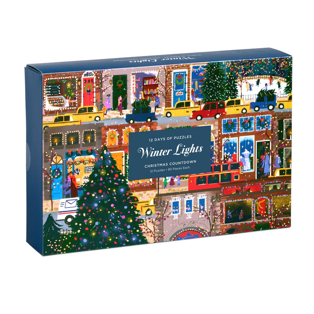 Joy Laforme Winter Lights 12 Days of Puzzles Holiday Countdown