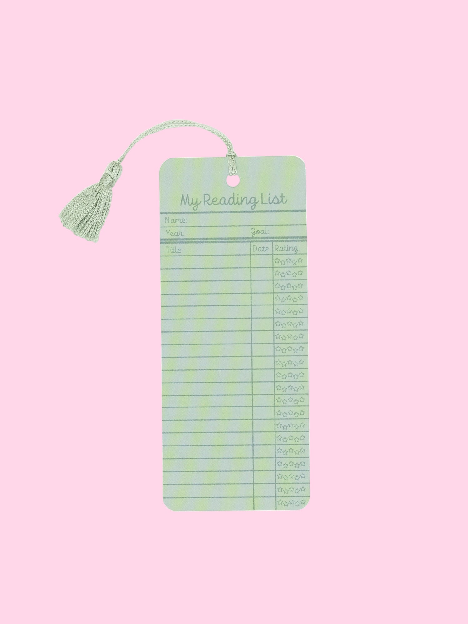 Reading List Bookmark