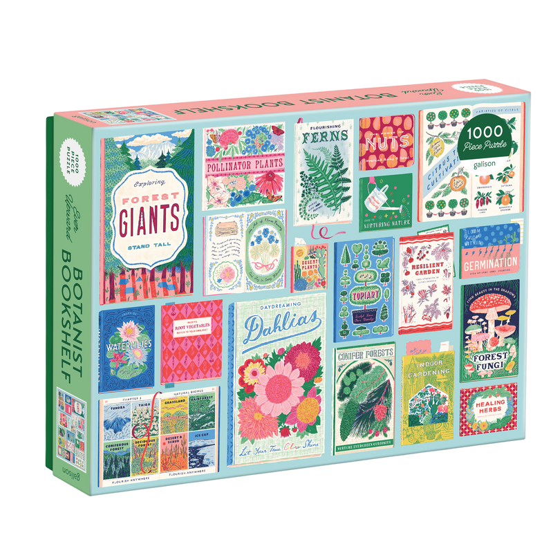 Ever Upward Botanist Bookshelf 1000 Piece Puzzle