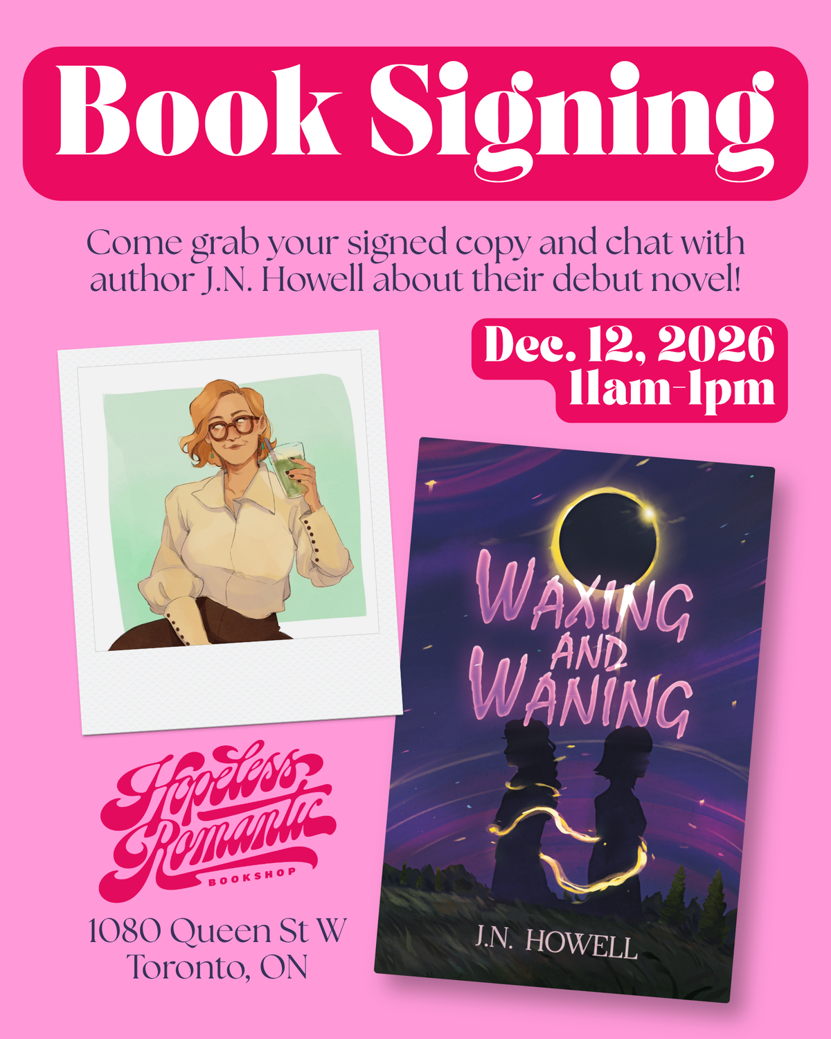Book Signing: Waxing and Waning by J.N. Howell