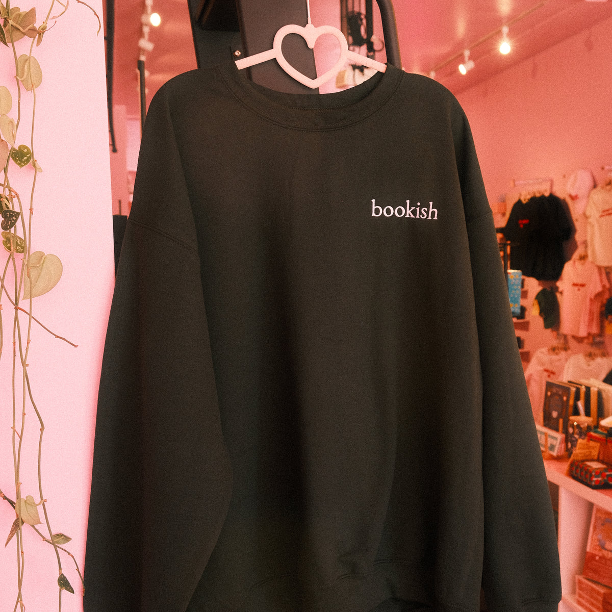 Bookish Embroidered Sweater
