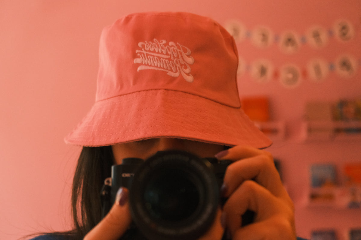 Pink Bucket Hat - HRB Logo