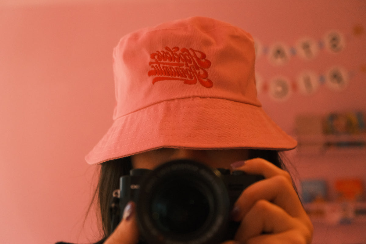 Pink Bucket Hat - HRB Logo