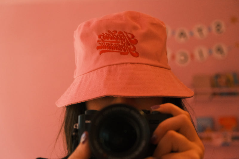 Pink Bucket Hat - HRB Logo