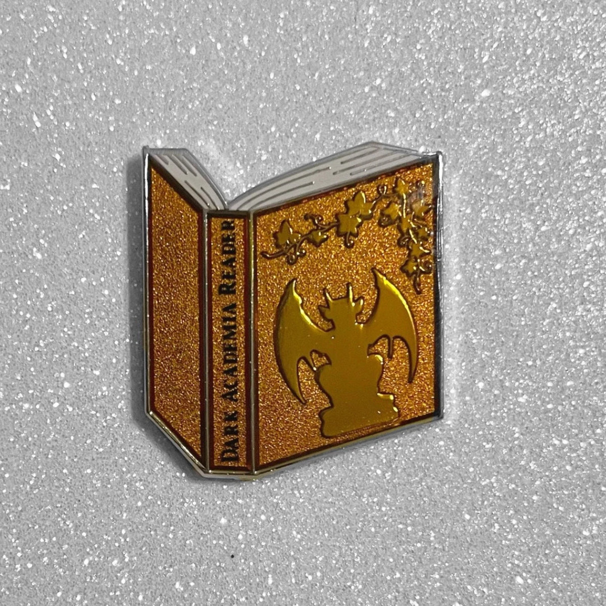 Enamel Pin ~ Dark Academia Reader