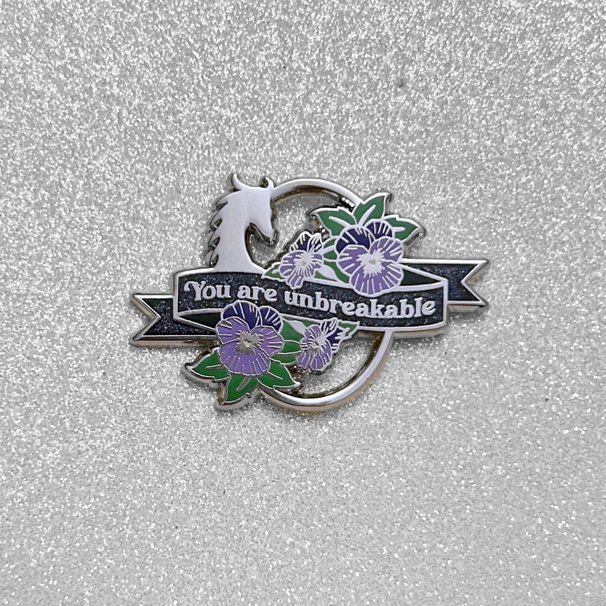 Enamel Pin ~ Fourth Wing Violets