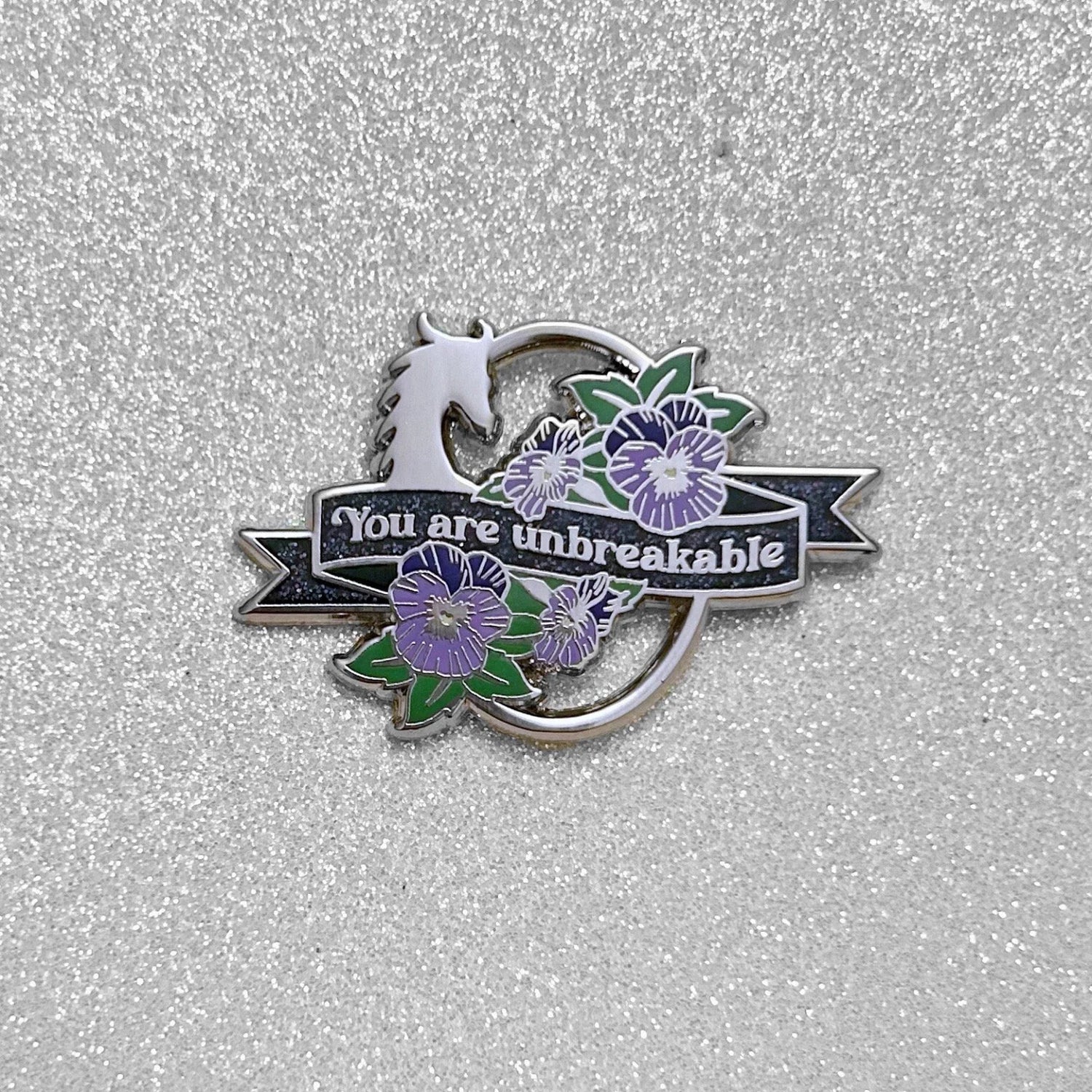 Enamel Pin ~ Fourth Wing Violets