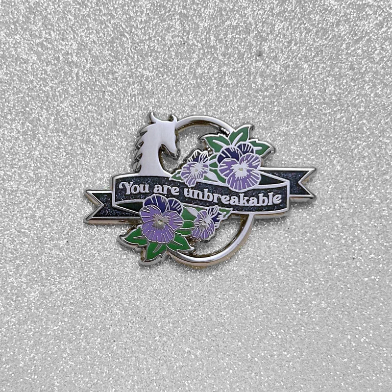 Enamel Pin ~ Fourth Wing Violets