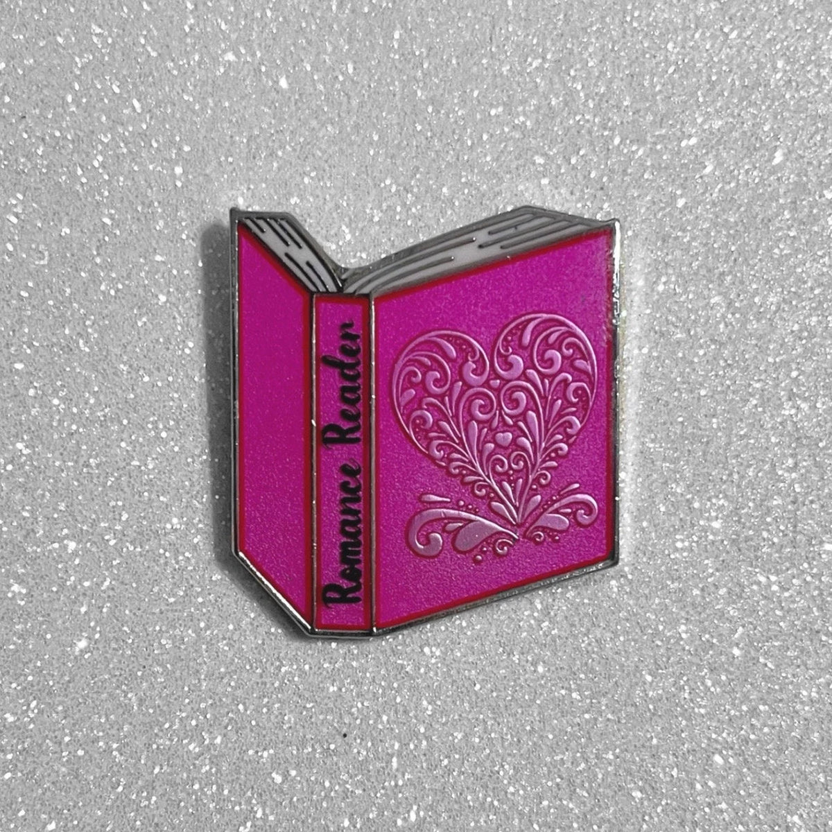 Enamel Pin ~ Romance Reader