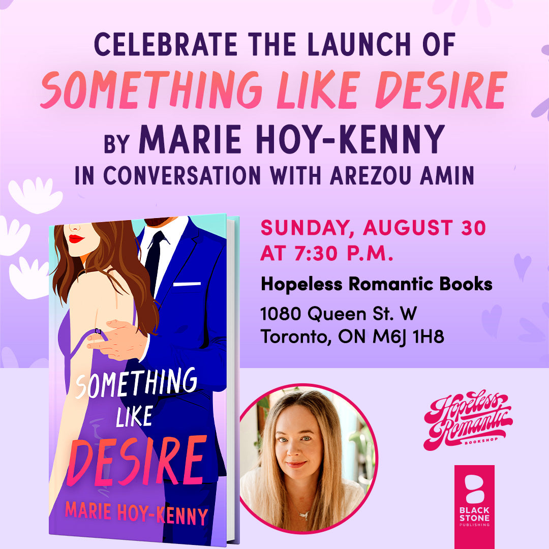 Something Like Desire by Marie Hoy-Kenny Book Launch with Arezou Amin (August 30, 2026)