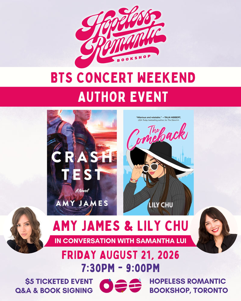 Book Signing with Amy James and Lily Chu (August 21, 2026 at 7:30pm)
