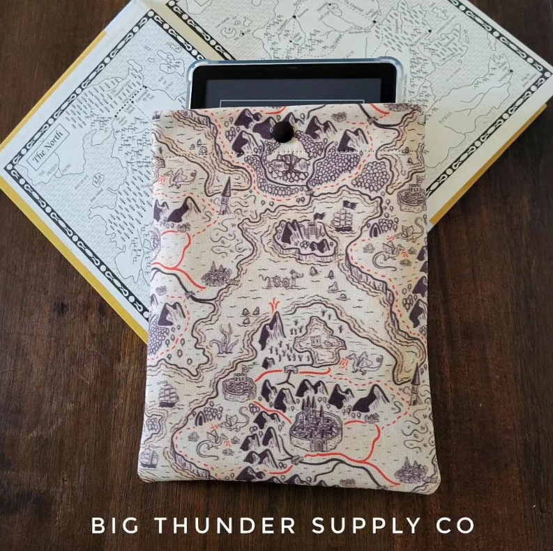 E-Reader Sleeve - Fantasy Map