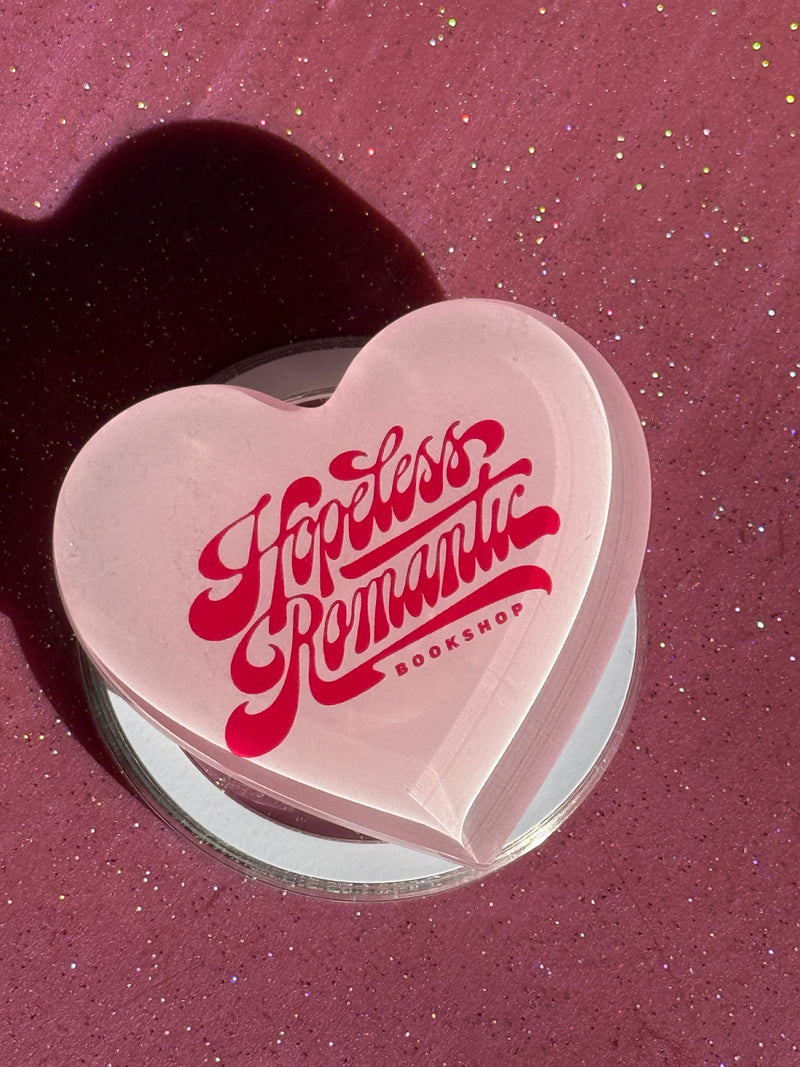 Magnetic E-Reader Grip: Hopeless Romantic Bookshop Logo