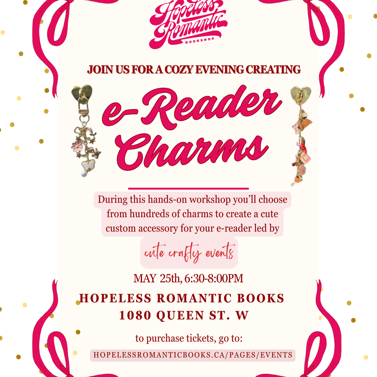 Workshop: E-Reader charms