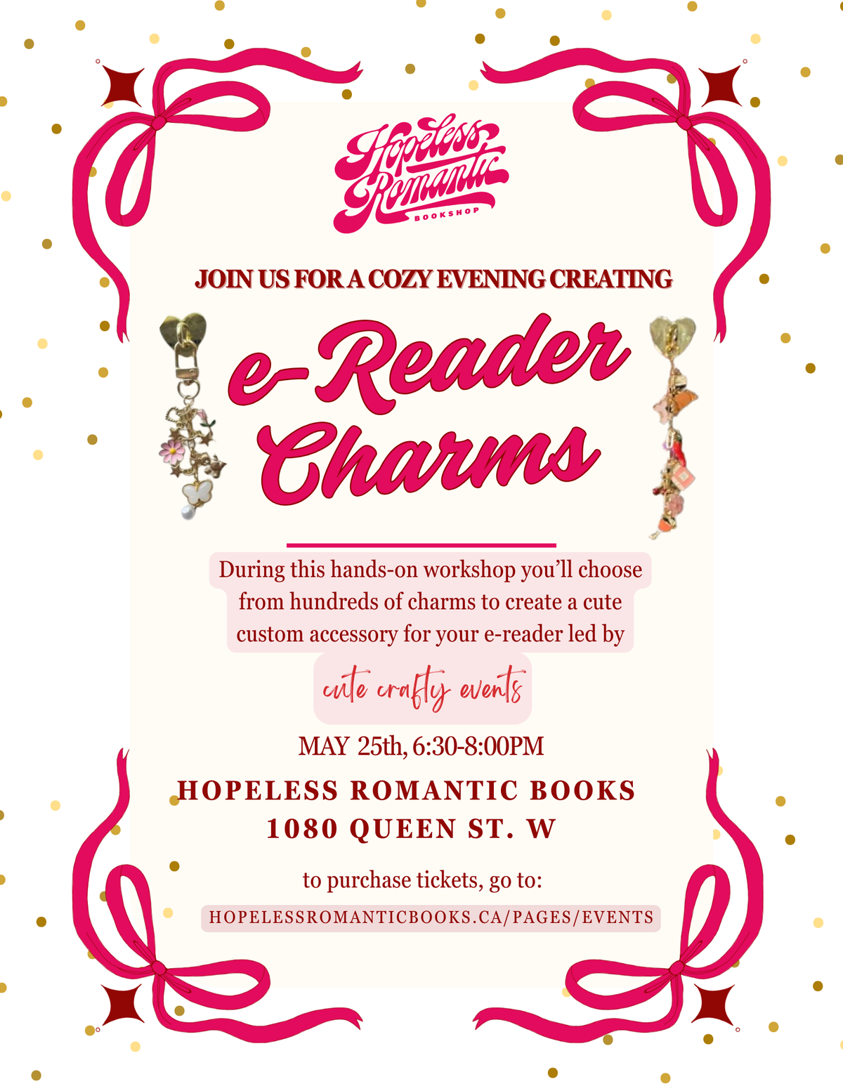 Workshop: E-Reader charms