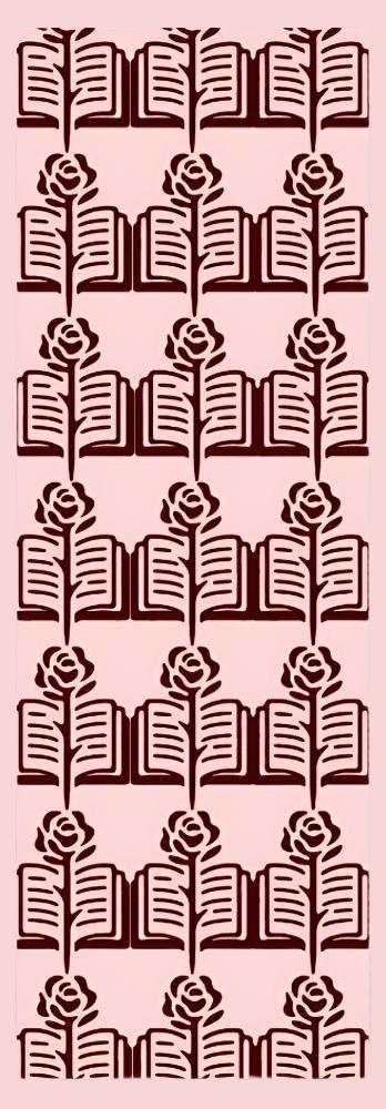 Bookmark - Book & Rose