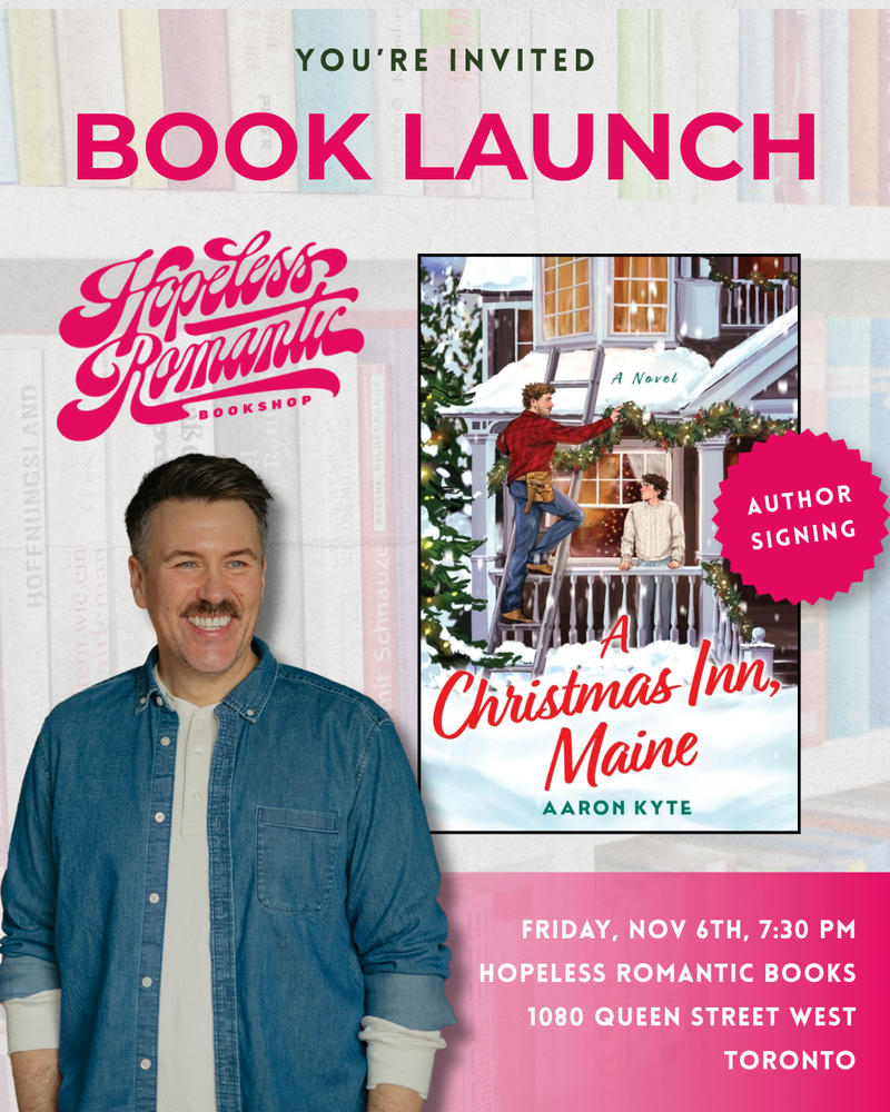 Book Launch: A Christmas Inn, Maine by Aaron Kyte (November 6th, 7:30pm)