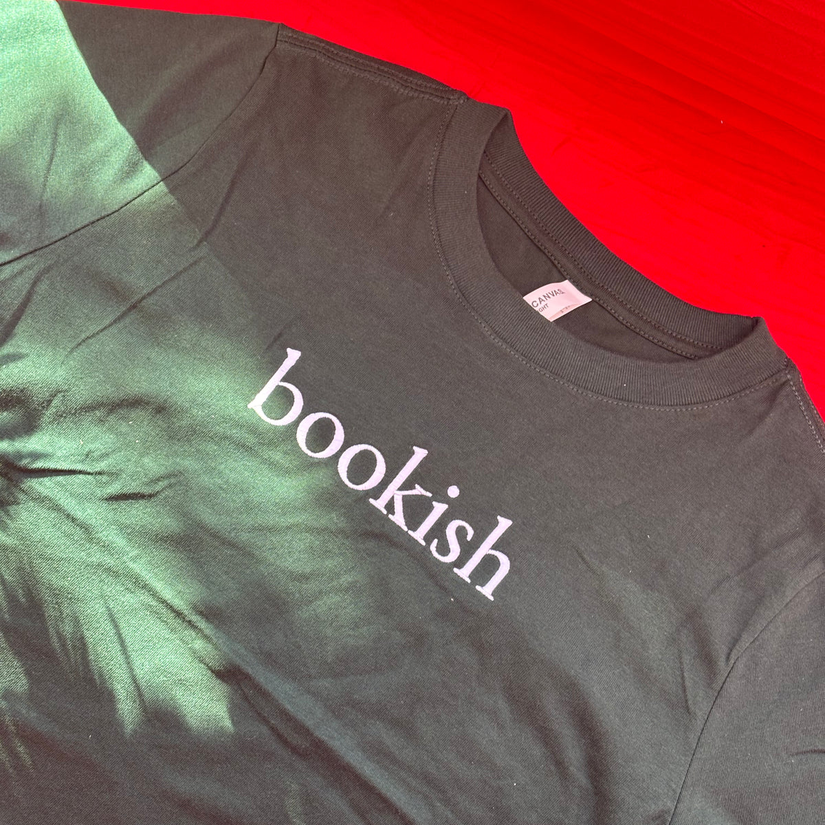 Bookish Embroidered Boxy Tee