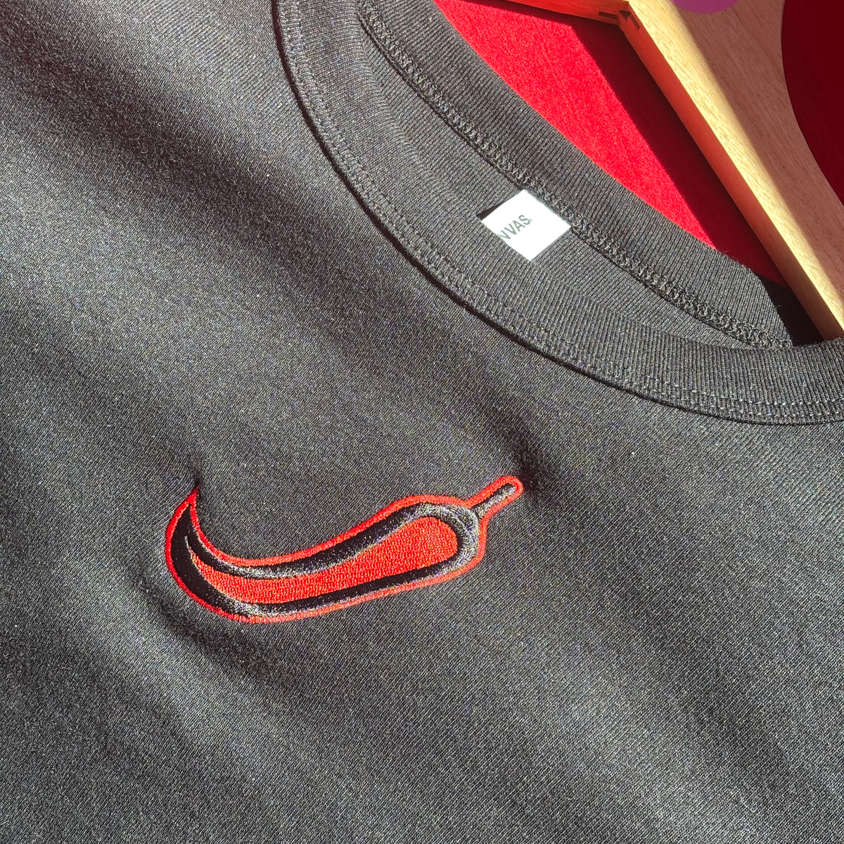 Chilli Pepper Embroidered Baby Tee