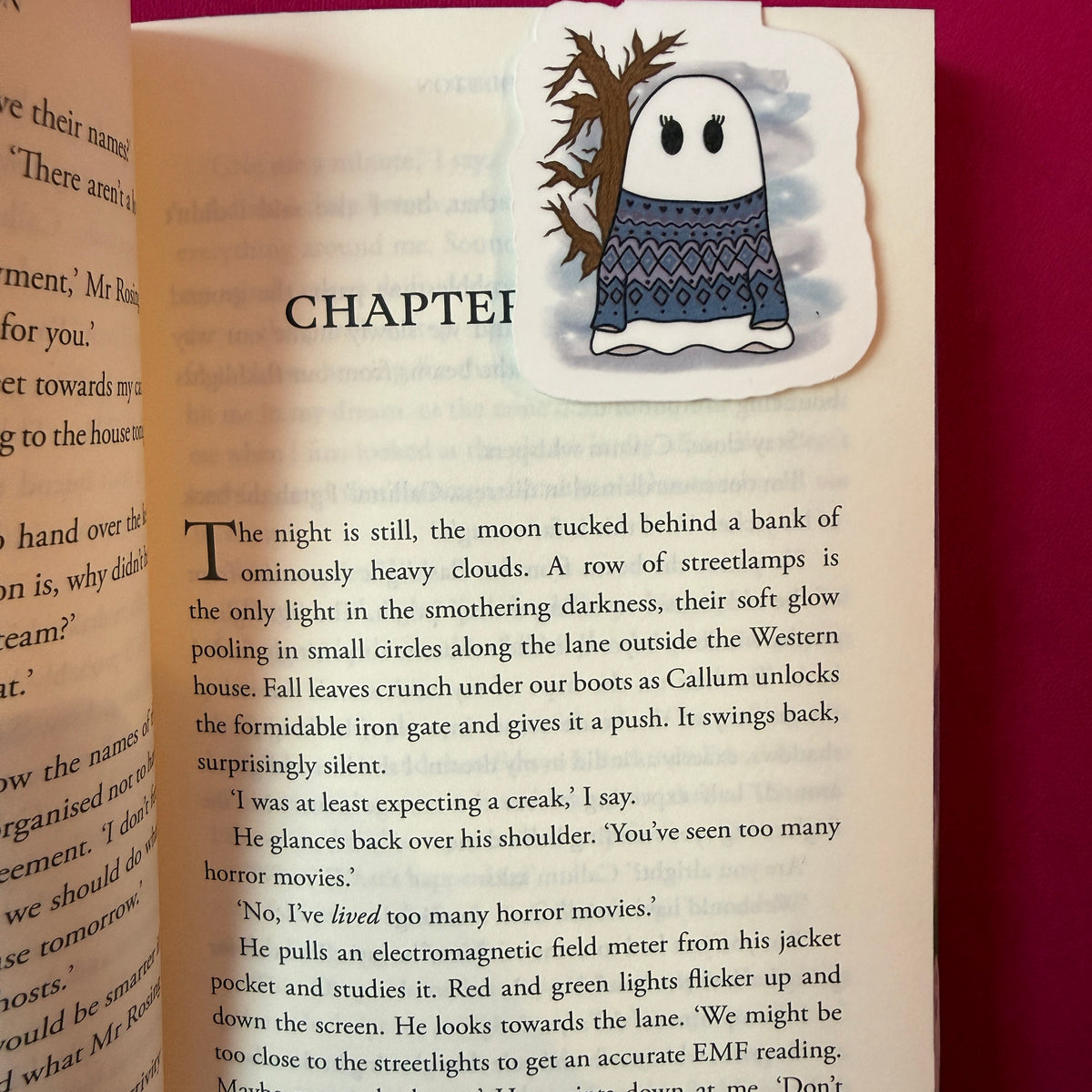 Ghostie Magnetic Bookmark