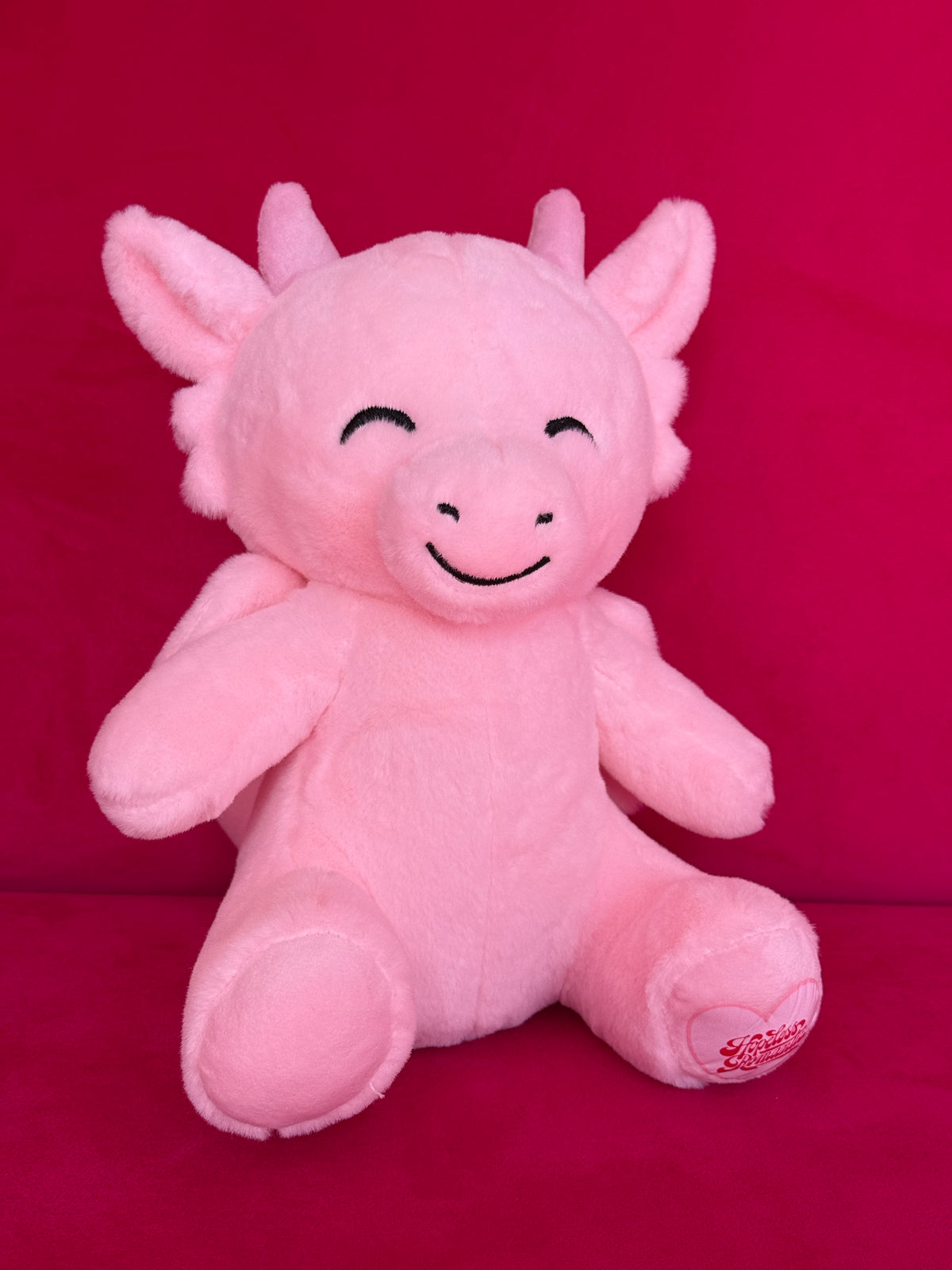 Pink Dragon Plushie